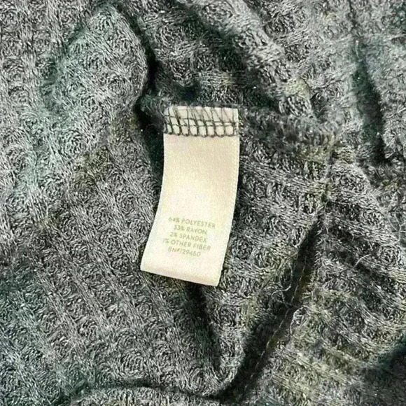 LC Lauren Conrad Grey Sparkly Hooded Top Size Small - Picture 6 of 8